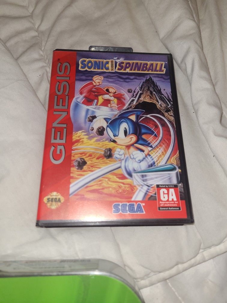 $20 Sonic Spinball Sega Genesis NEW instruction Manual