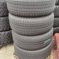 275 65 18 Michelin Set of 4 Used Very Clean Condition
