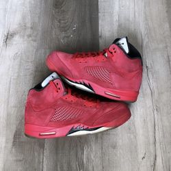 Jordan 5 Red Suede Size 13