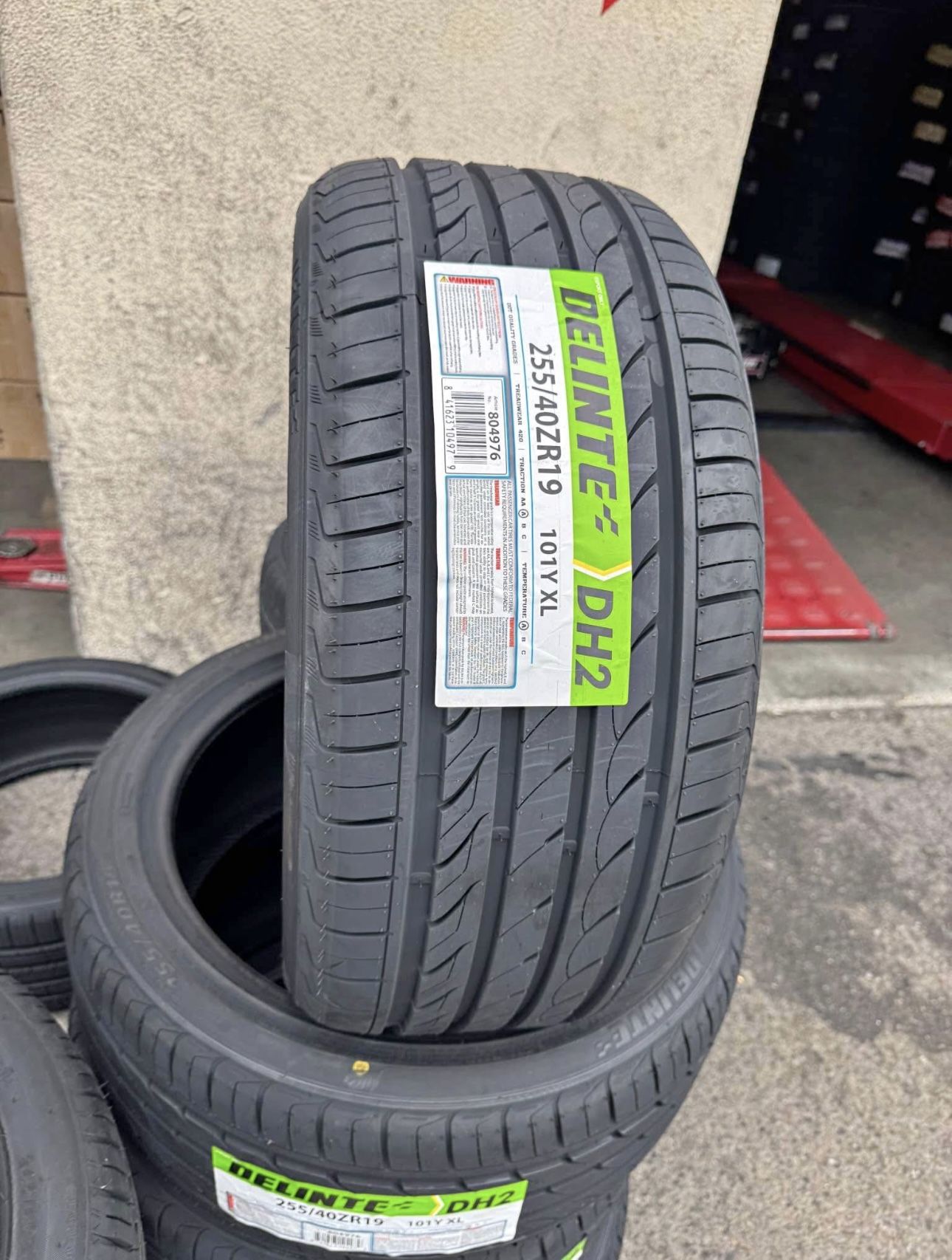 255-40-19 Delinte DH2 A/S 101Y Brand new 4 tires Carry All Sizes New Tires