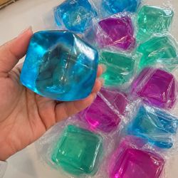 Colorful Squishy Cube Toys – New & Individually Wrapped 10 Pieces 