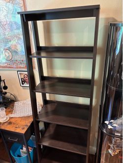 6-tier ladder bookshelf