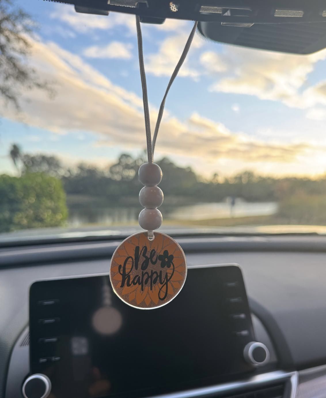 Car Review Mirror Charm