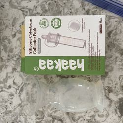 Haakaa colostrum collectors and silicone breast pump