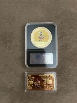 $15 Each-SpongeBob & Woody from Toy Story Collector Coins
