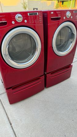 LG WASHER AND ELECTRIC DRYER