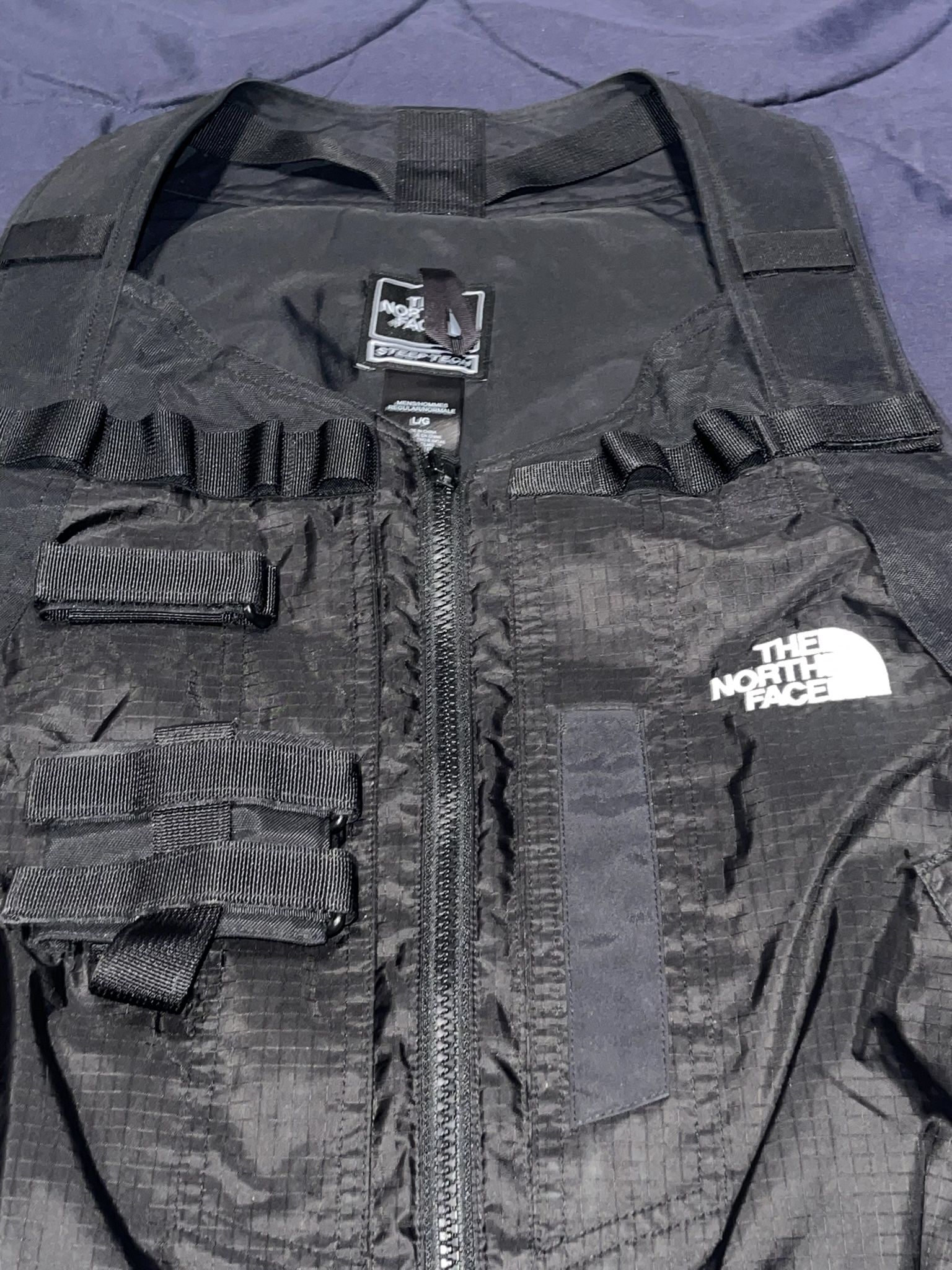 The North Face Heli Vest Size Large Steep Tech Black for Sale in New York NY OfferUp