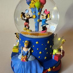 Disney 100th Birthday Celebration Snow Globe