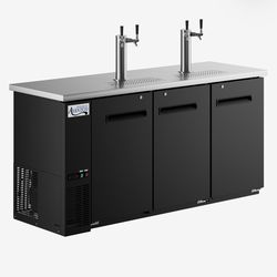 Avantco UDD-72-HC Double Tap Kegerator (72")