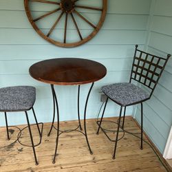 Barstools And table