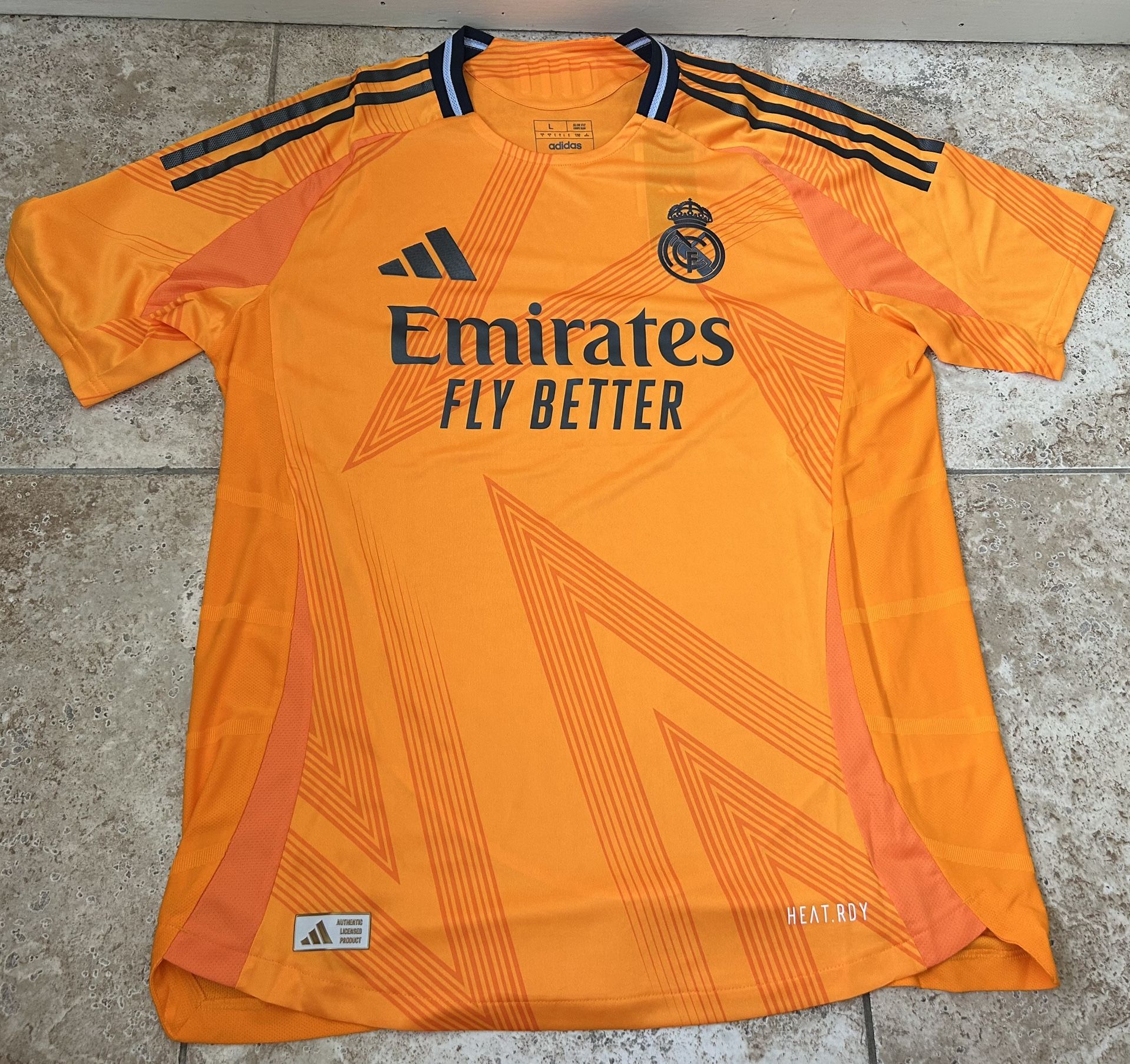 Adidas Real Madrid 2024/25 Authentic Away Jersey Kit | Size Large | IZ1642