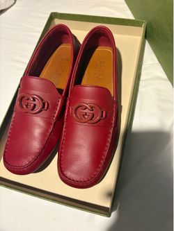 Red Gucci Loafers Size 9(US Men) NEED TO SELL TONIGHT