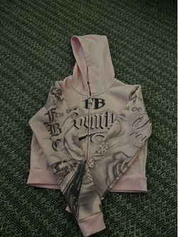 Fb county tatted cropped sweater