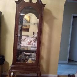 Curio And matching Clock