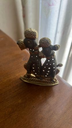 Small Poodle Earring Holder Vintage 