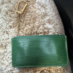 Louis Vuitton Green Leather New- 