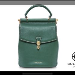 BOLVAINT PARIS PREMIUM LEATHER BACKPACK AND SHOULDER BAG
