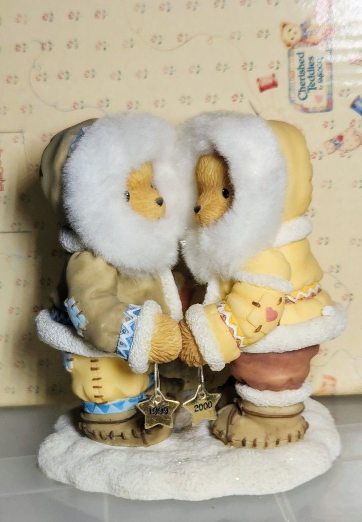 Cherished Teddies Norbit and Nyla "friends"