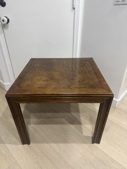 Lane Burled Walnut End Table