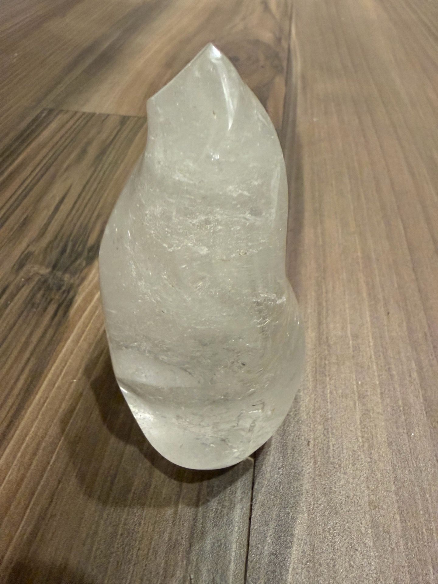 Clear Quartz Crystal Flame