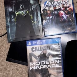 PS4 Games (Call Of Duty Modern Warfare 1, Injustice 2, Avengers)