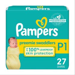 Pampers Preemie Size And 2 Carters Preemie Sleepers