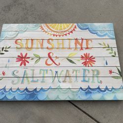 Pottery Barn Wood Sign