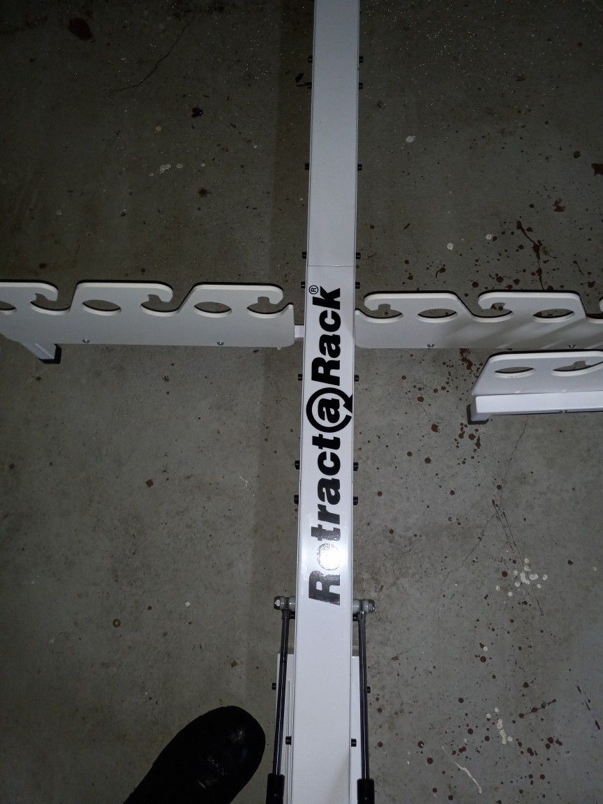 Retract A Rack Overhead Rod Storage