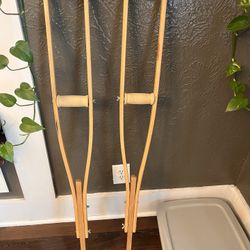 Wooden Crutches