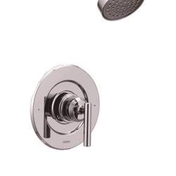 Moen Gibson Chrome Pressure Balancing Eco-Performance Modern Bathroom Tub and Shower Trim, Featuring