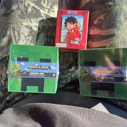 Minecraft and One Piece blind boxes