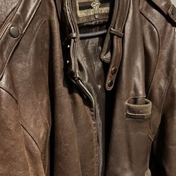 Leather Jacket (members Only)large Size
