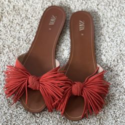 Zara Fringe Sandals - Size 36