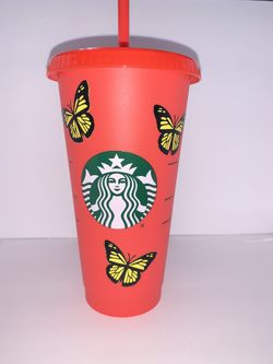 Butterfly Starbucks Cold Cup