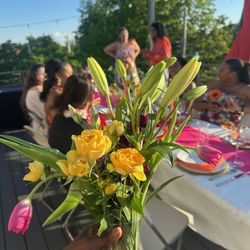Bouquet bar Set Up