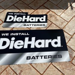 Die Hard Batteries Metal Signs Thumbnail