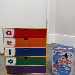 Lakeshore CVC Words I Can Build Simple Words Educational Cards 