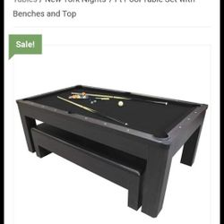Convertible Table Top Pool /TennisTable
