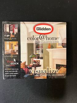 Glidden: Color @ Home II Virtual Paint Software PC CD-ROM for Windows 98/ME/2000