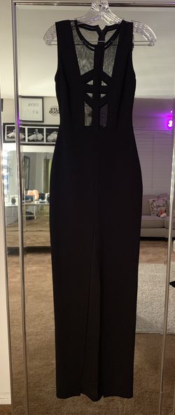 Black long beautiful dress