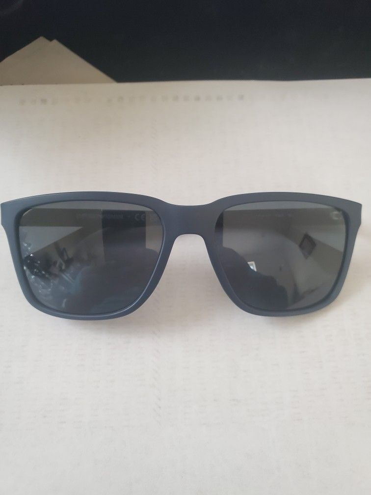 Emporio Armani Men's Sunglasses, Matte Blue