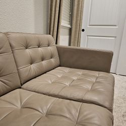 Loveseat, Grann/Bomstad golden brown/wood