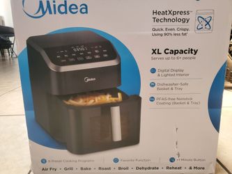 Midea air fryer 7.8 qt UNOPENED