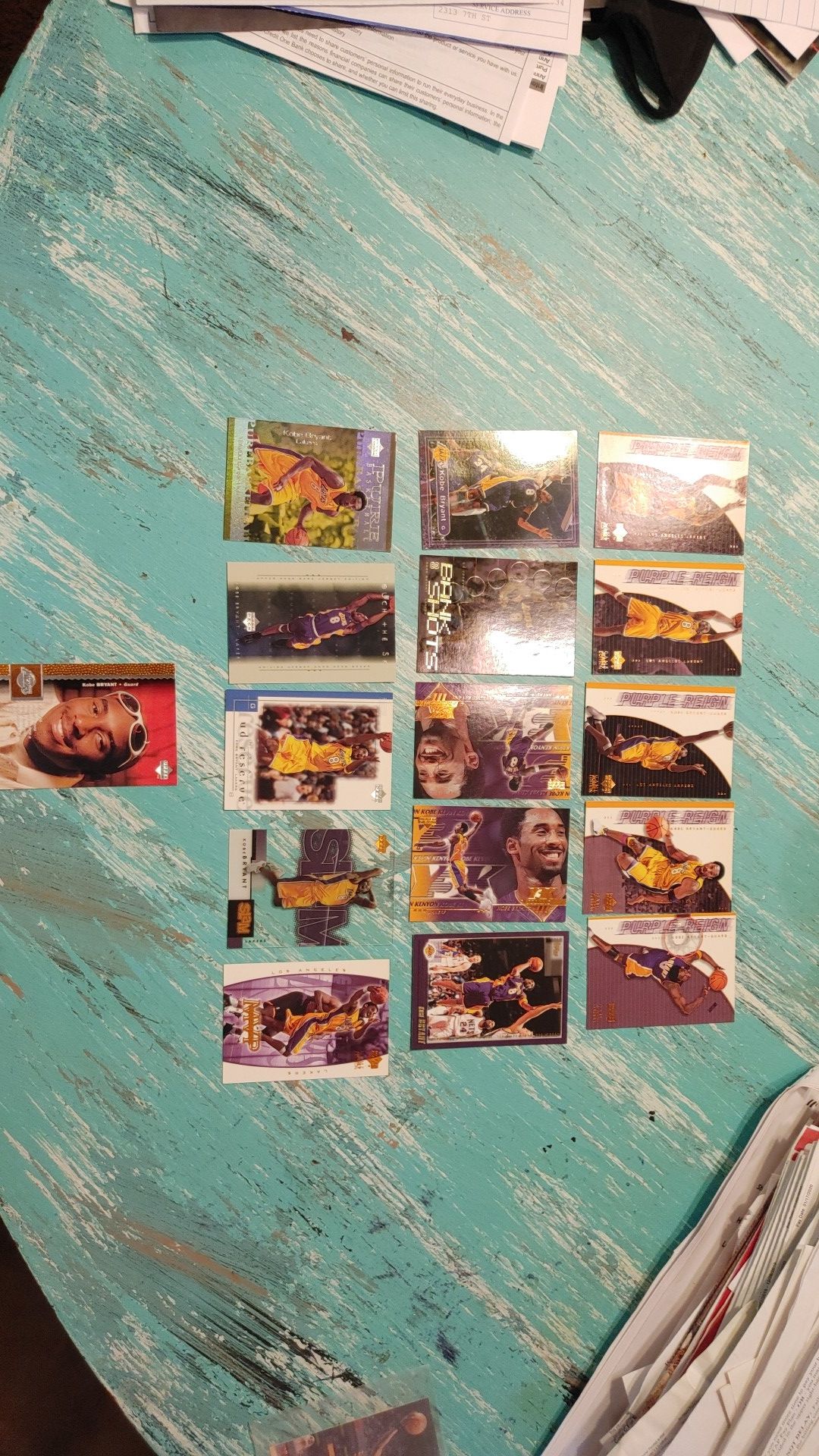 Basketball and baseball cards