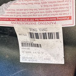 Audi A4, 2005-2007 Front Bumper cover