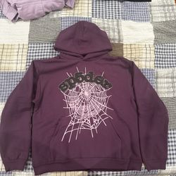Sp5der Grape Hoodie