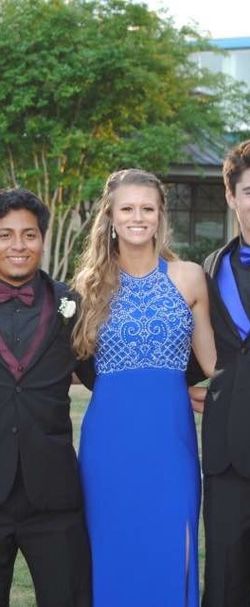 Prom dress royal blue
