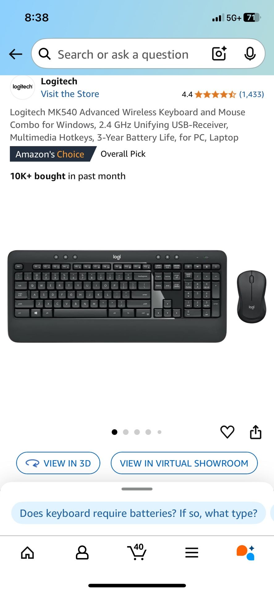 Keyboard And Mouse
