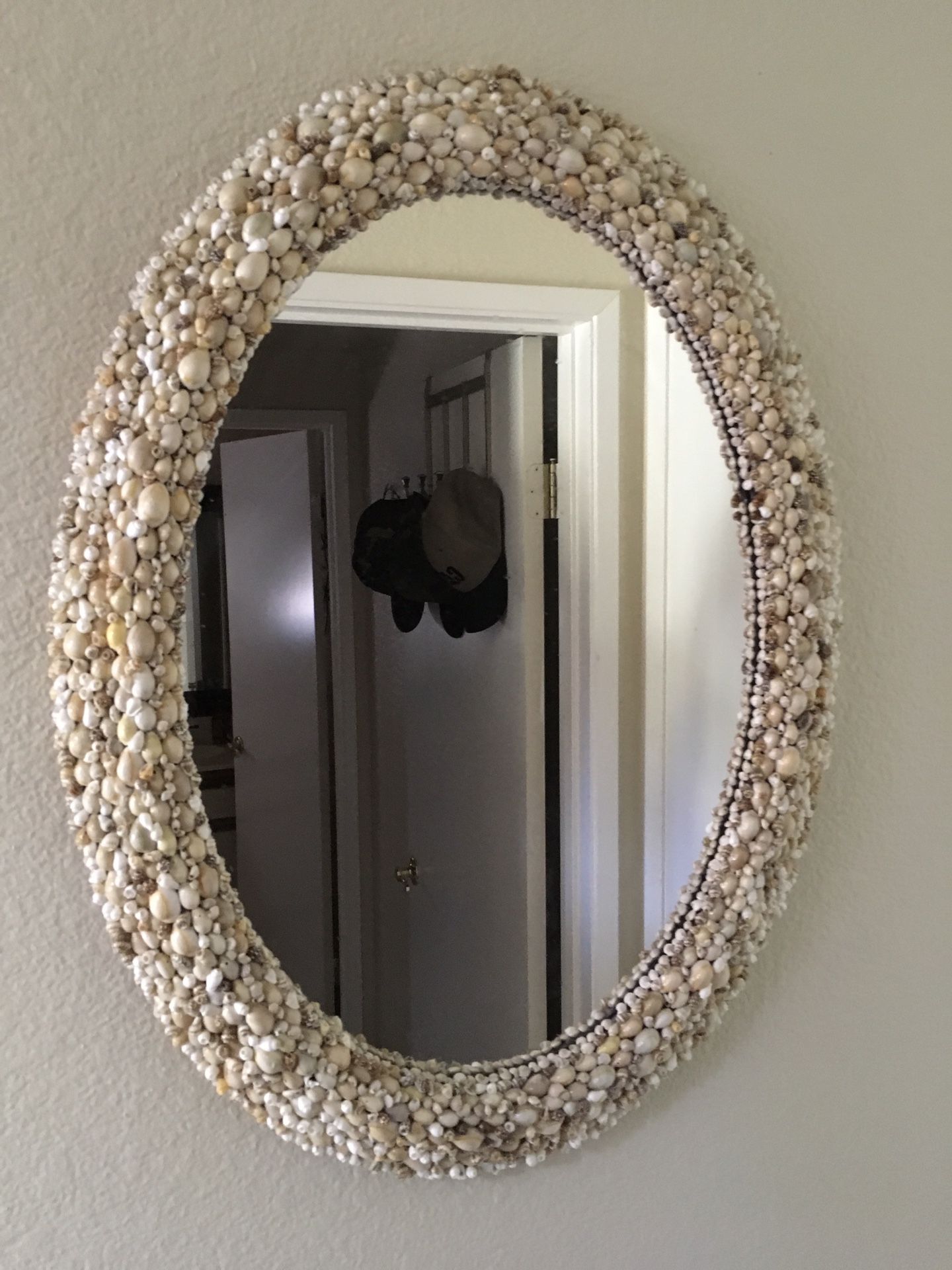 23 length x 18 wide shell mirror