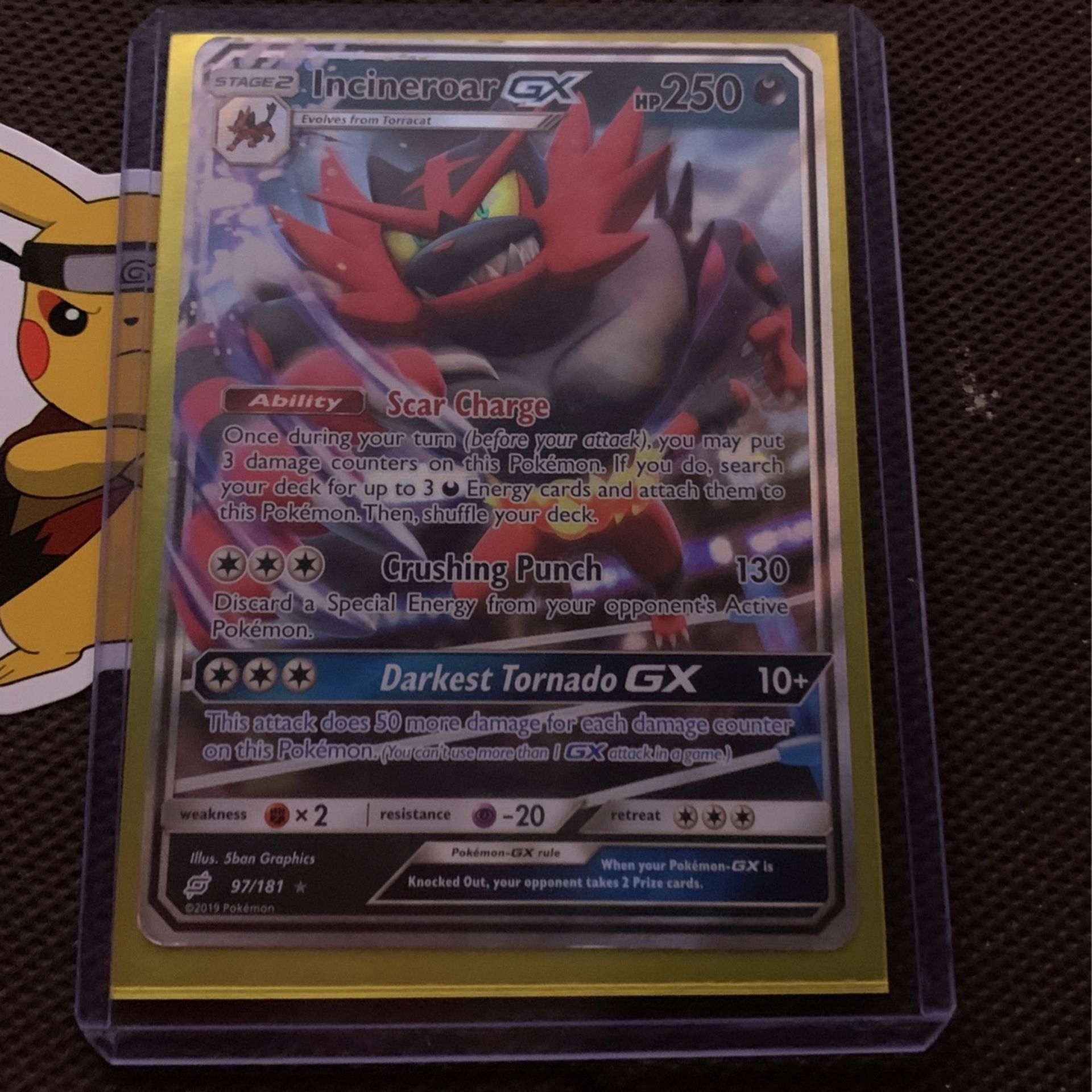 Pokémon Incineroar GX